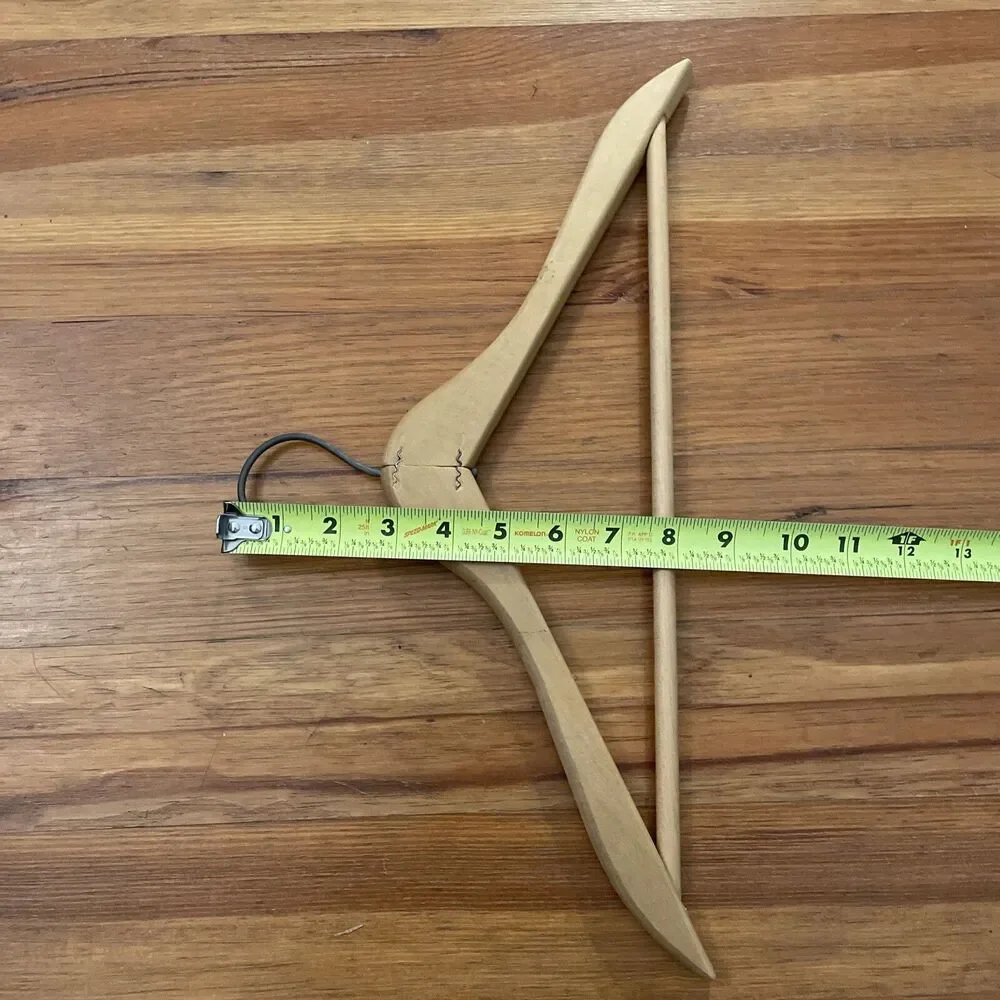 Vintage Wood Clothes Hanger Hotel Washington D.C. District of Columbia